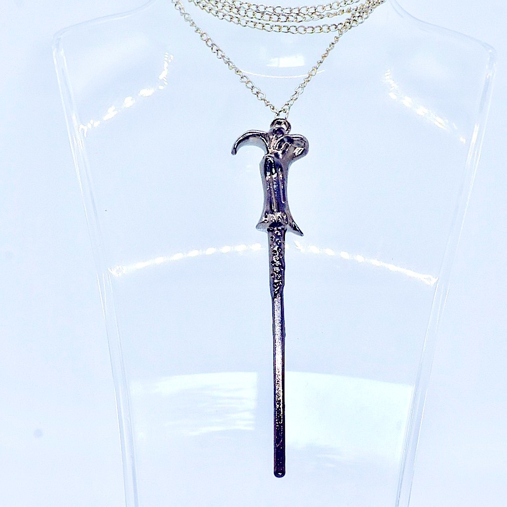Silver Plated  Voldemorts Wand Necklace!